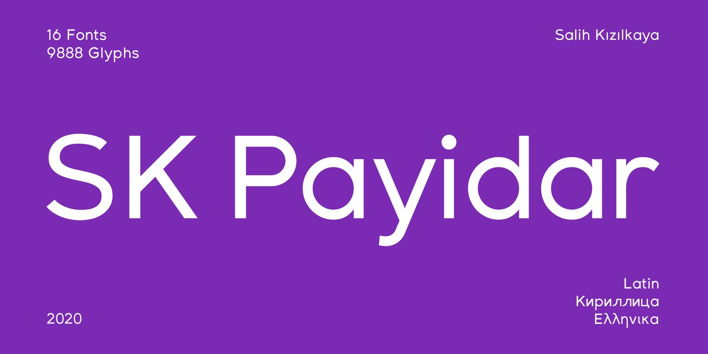 Шрифт SK Payidar